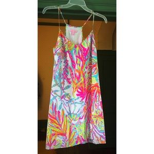 Lilly Pulitzer Dusk Strappy Silk Slip Dress - S
